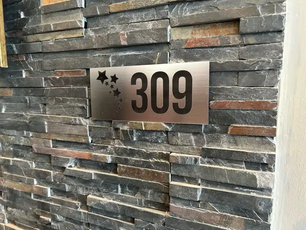 plaque de porte de bureau Lamicoid